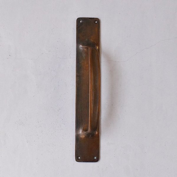 画像1: アンティーク 真鍮ドアハンドル (1)