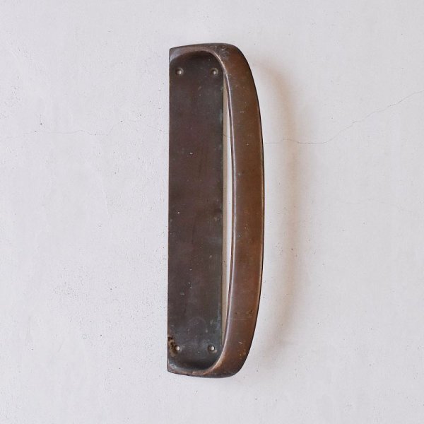 画像1: アンティーク 真鍮ドアハンドル (1)
